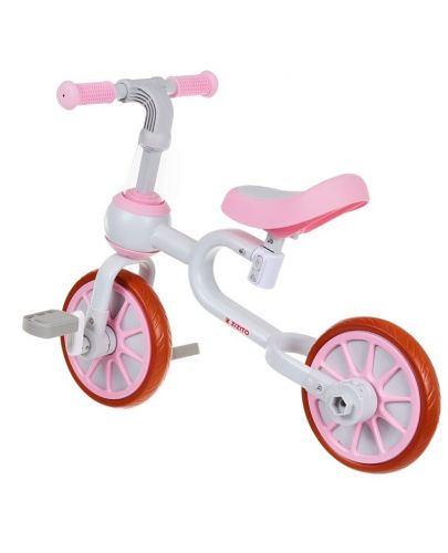 Детски велосипед 3 в 1 Zizito - Reto, розов - 4