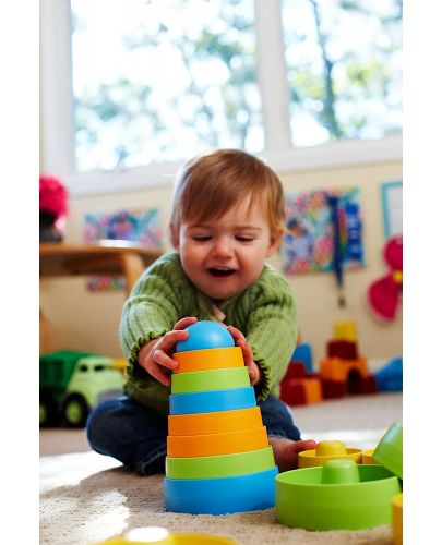 Детска играчка за сортиране Green Toys - Кула, с 8 части - 5