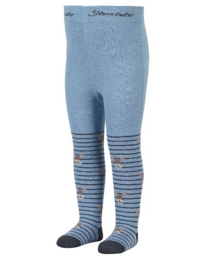 Детски памучен чорапогащник Sterntaler - На еленчета, 68 cm, 5-6 месеца - 1