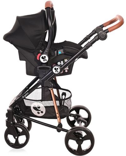 Детска комбинирана количка Lorelli - Crysta 3 в 1, Black Diamond - 8