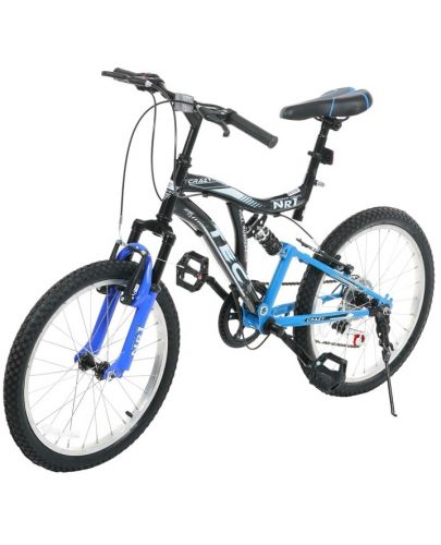 Детски велосипед TEC - Crazy 20", 7 скорости, черно-син - 2