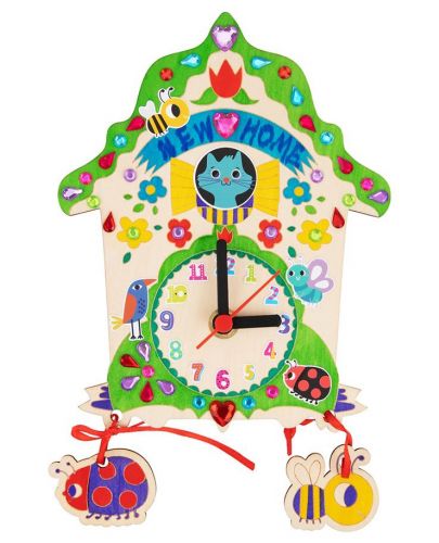 Детска игра Tooky Toy - Направи сам стенен часовник - 2