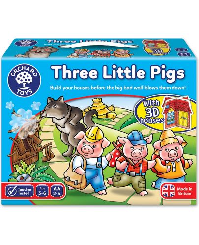 Детска образователна игра Orchard Toys - Трите прасенца - 1