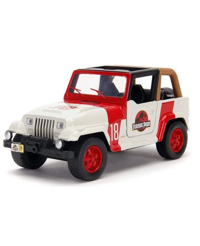 Детска играчка Jada Toys - Кола Jeep Wrangler, Jurassic Park, 1:32 - 2