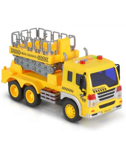 Детска играчка Moni Toys - Камион с вишка, 1:16 - 5