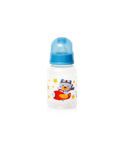 Детско шише Lorelli Baby Care Simple - Синьо, 125 ml - 1