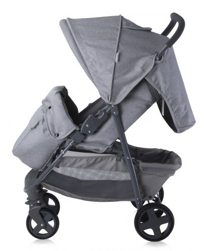 Детска лятна количка с покривало Lorelli - Martina, Cool Grey - 3