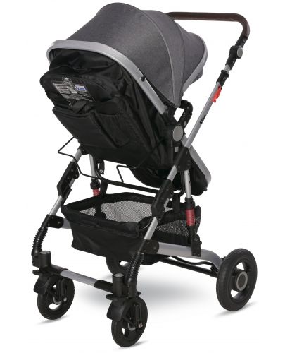 Детска количка Lorelli - Alba, Premium Set, Steel Grey - 8