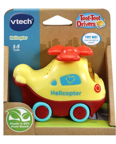 Детска играчка Vtech - Мини хеликоптер, жълт - 1