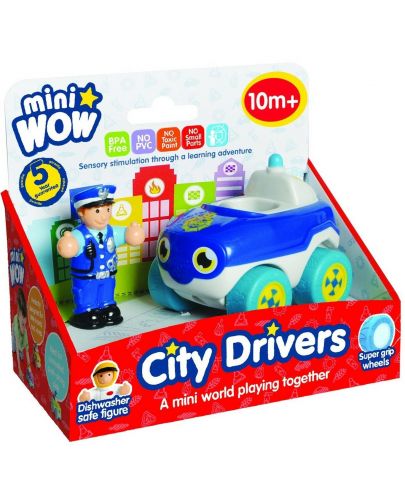 Детска играчка WOW Toys - Полицейска кола - 1