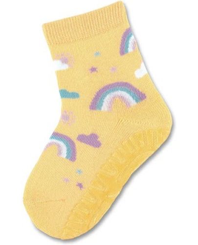 Детски чорапи със силикон Sterntaler - С дъга, 23/24 размер, 2-3 години - 1