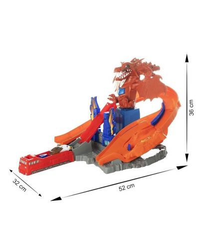 Детска писта Raya Toys - Дракон с кола - 2