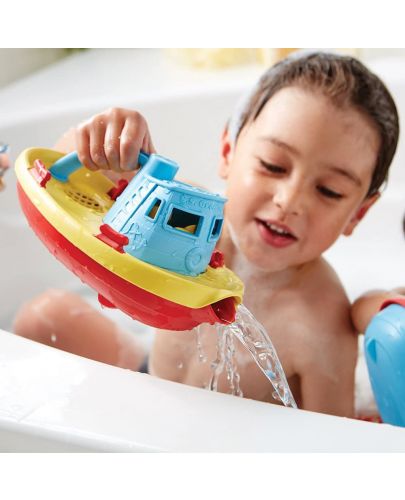 Детска играчка Green Toys - Лодка влекач, синя - 2