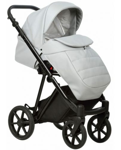 Детска количка Baby Giggle - Adagio, 3в1, сива - 2