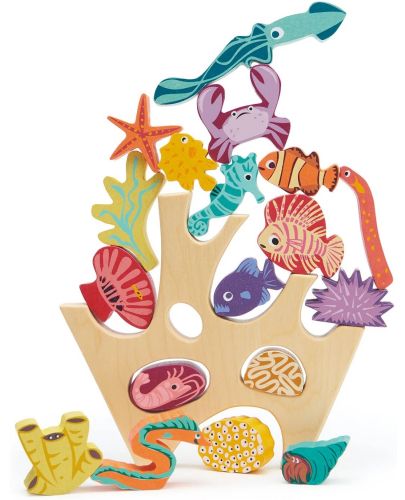 Детска дървена игра за баланс Tender Leaf Toys - Коралов риф - 2