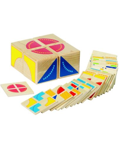 Детска образователна игра-пъзел Goki - Кубус - 1