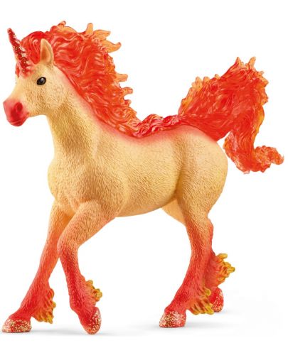 Детска играчка Schleich Bayala - Огнен еднорог , жребец - 1