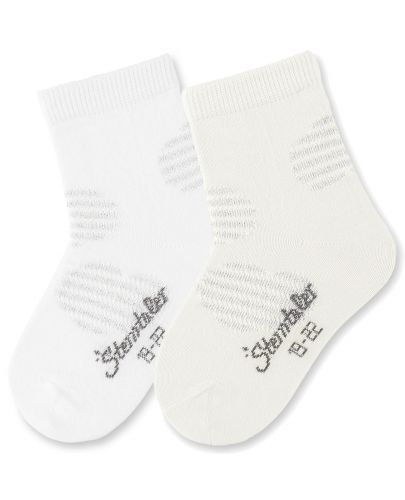 Детски чорапи Sterntaler - 15/16 размер, 4-6 месеца, 2 чифта - 1
