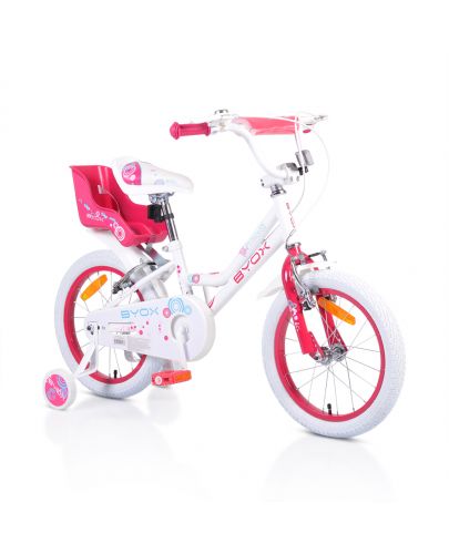 Детски велосипед 16'' Byox - Little Princess, бял - 2