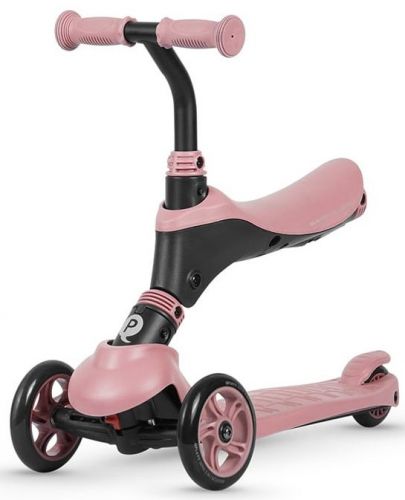 Детски скутер 5 в 1 QPlay - Sema, Pearl Pink - 4