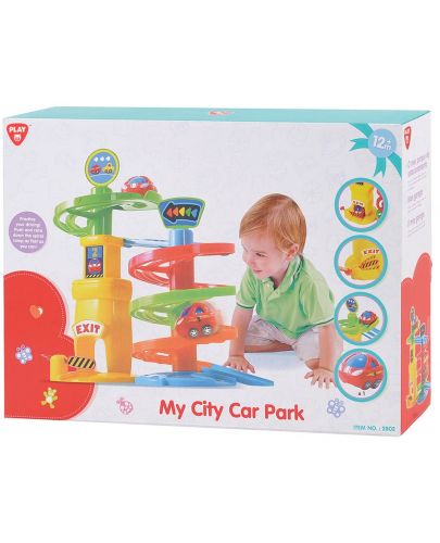Детски комплект PlayGo - Паркинг с кола - 3