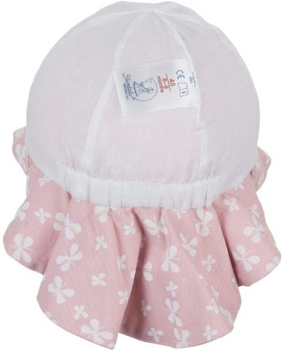 Детска лятна шапка с UV 50+ защита Sterntaler - С цветя, 45 cm, 6-9 месеца - 4