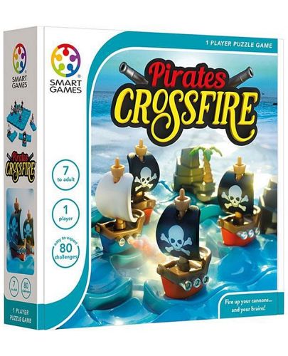 Детска логическа игра Smart Games - Pirates Crossfire - 1