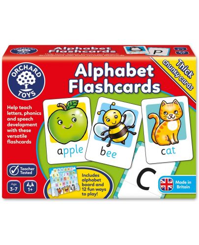 Детска образователна игра Orchard Toys - Азбучни флашкарти - 1