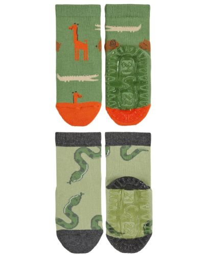 Детски чорапи със силиконова подметка Sterntaler - 27/28 размер, 4-5 години, 2 чифта - 2
