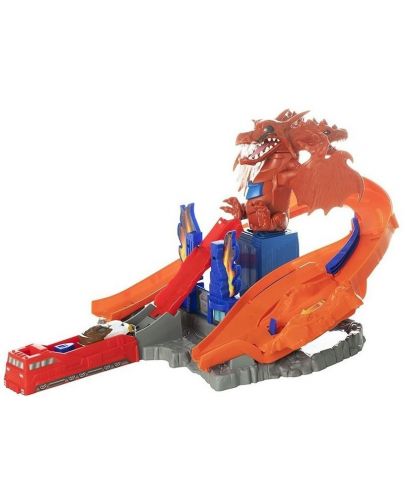 Детска писта Raya Toys - Дракон с кола - 1