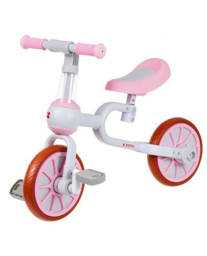 Детски велосипед 3 в 1 Zizito - Reto, розов - 3