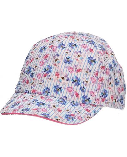 Детска лятна шапка с козирка с UV 50+ защита Sterntaler - На цветчета, 53 cm, 2-4 години  - 1