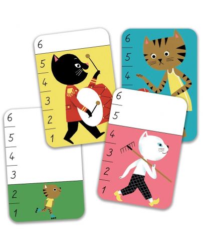 Детска игра с карти Djeco - Bata Miaou - 3