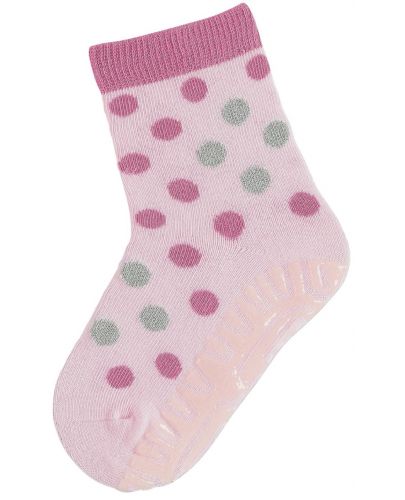 Детски чорапи със силиконова подметка Sterntaler - На точки, 27/28, 4-5 години - 1