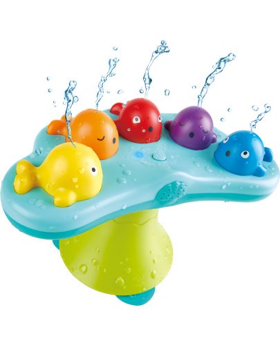 Детска играчка Hape Музикален фонтан с разноцветни китове - 2