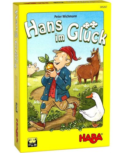 Детска настолна игра със зарове Haba - Щастливият Ханс - 1