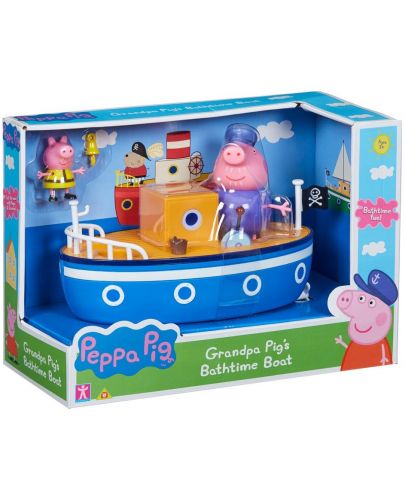 Детска играчка Peppa Pig - Лодка с 2 Фигури - 1