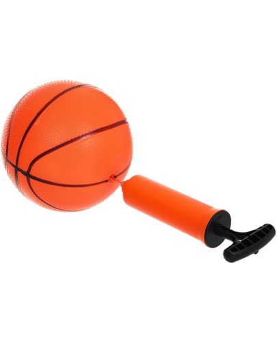 Детски комплект King Sport - Баскетболен кош с топка и помпа - 3