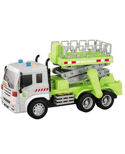 Детска играчка Ocie - Камион с вишка, City Service - 1