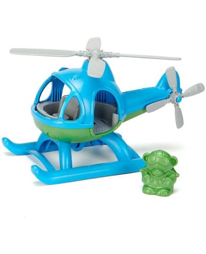 Детска играчка Green Toys - Хеликоптер, син - 1