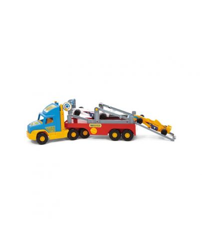 Детска играчка - Камион с рампа и състезателни коли -Ф1 - 1