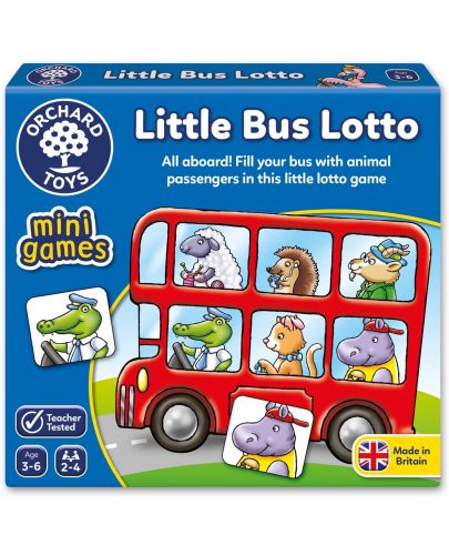 Детска образователна игра Orchard Toys - Лото малък автобус - 1