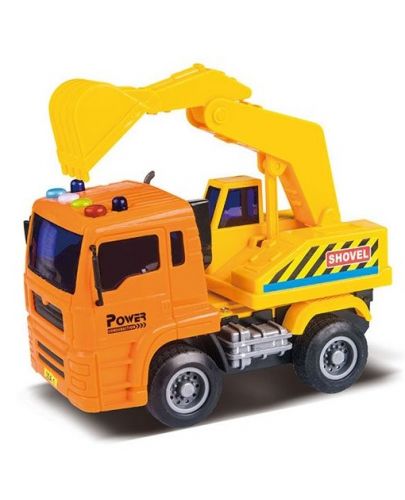 Детска играчка Ocie The Feel of Real - Камион с кран, звук и светлина - 2