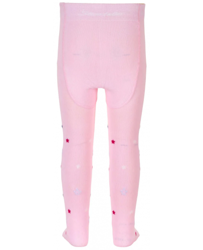 Детски памучен чорапогащник Sterntaler - Звездички, 92 cm, 2-3 години, розов - 3