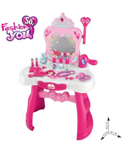 Детска тоалетка Buba - Princess, розова - 2