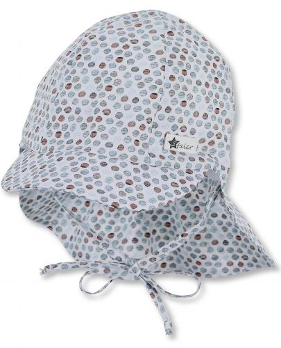 Детска лятна шапка на точки с UV 50+ защита Sterntaler - 53 cm, 2-4 години - 1