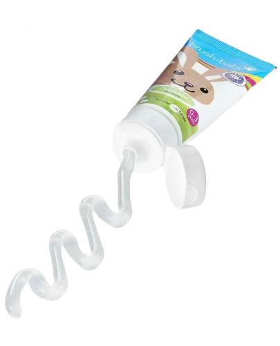 Детска паста за зъби Brush Baby - Applemint, Заек, 50 ml - 2