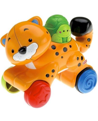 Детска играчка Fisher Price Press&Go - Гепард - 1