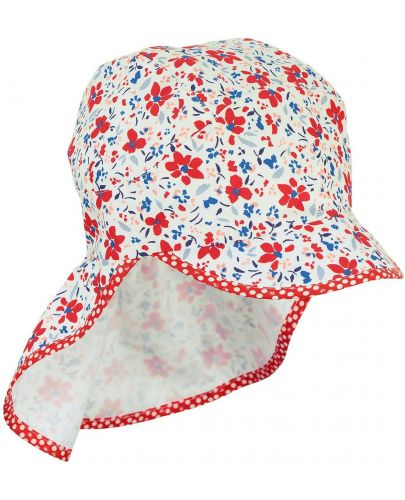 Детска лятна шапка с UV 50+ защита Sterntaler - С платка на тила, 53 cm, 2-4 години - 4