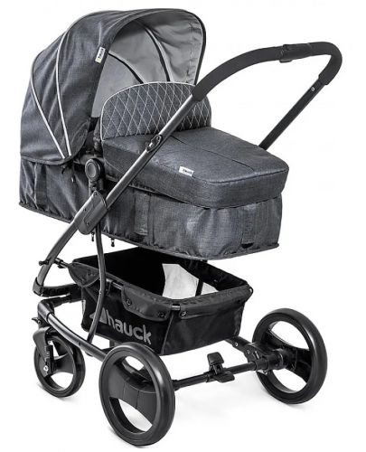 Детска количка Hauck - Pacific 4 Shop N drive, Melange charcoal - 3